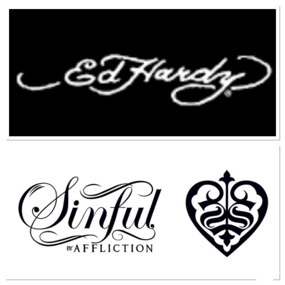 Ed Hardy/Christian Audiger apparel/shoes